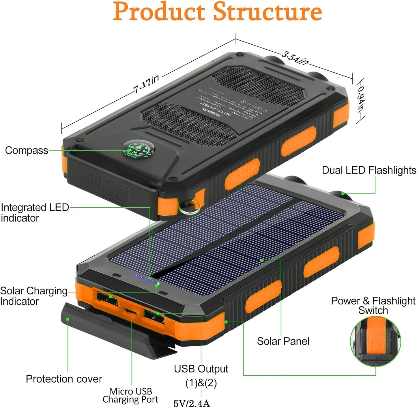 Portable Solar Power Bank