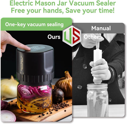 Rechargeable Electric Mason Jar Sealer