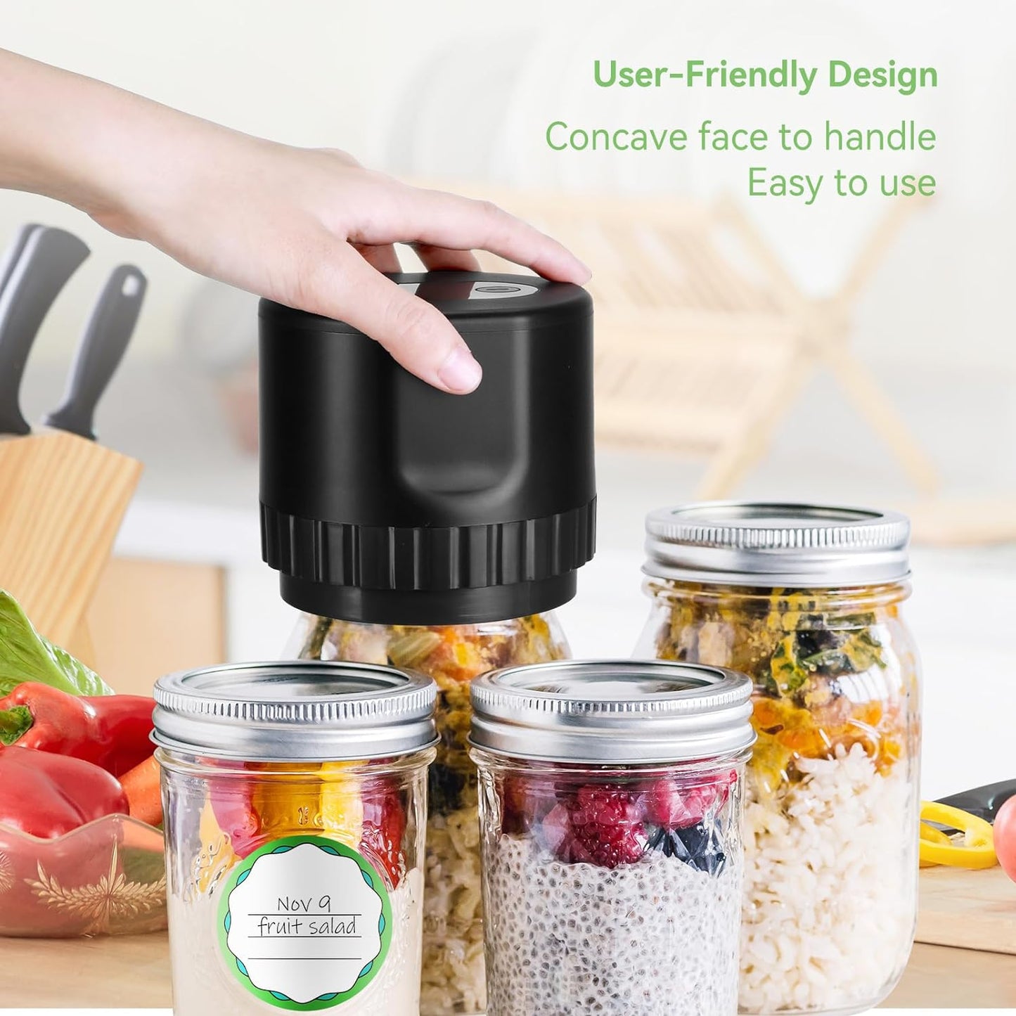 Rechargeable Electric Mason Jar Sealer