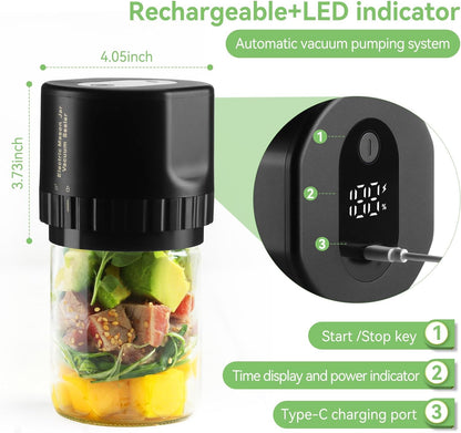 Rechargeable Electric Mason Jar Sealer