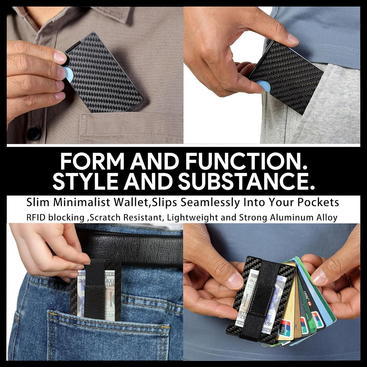 Carbon Fiber Card Wallet