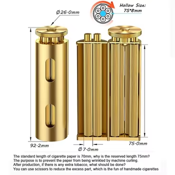 Brass Cigarette Rolling Machine